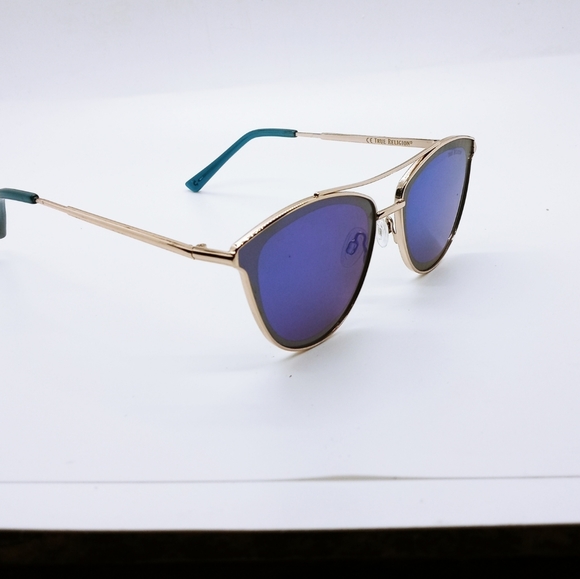 True Religion blue & gold sunglasses - Picture 2 of 2